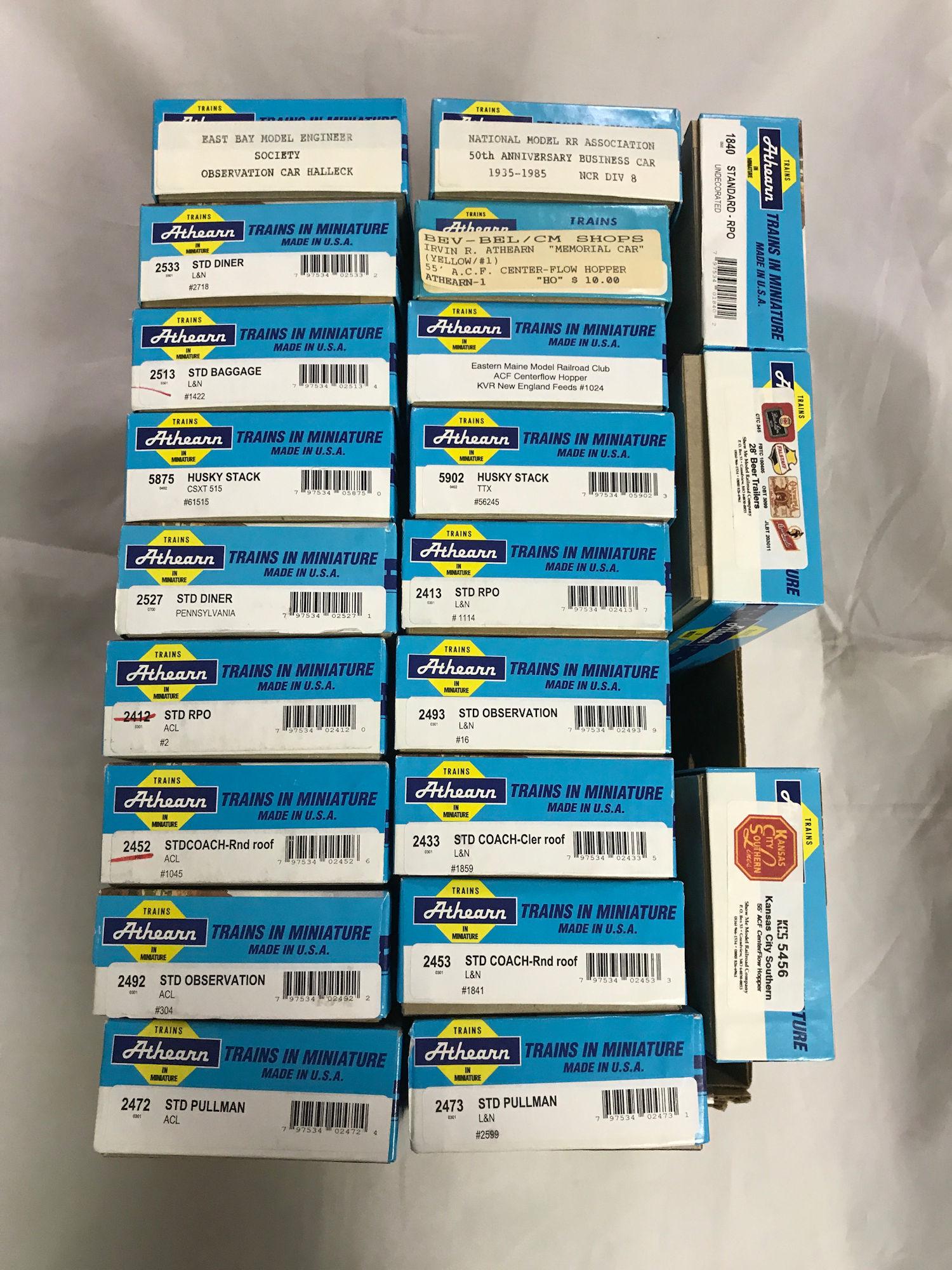 LOT 21 ATHEARN HO GAUGE ROLLING STOCK KITS, ORIGINAL (1 of 1)