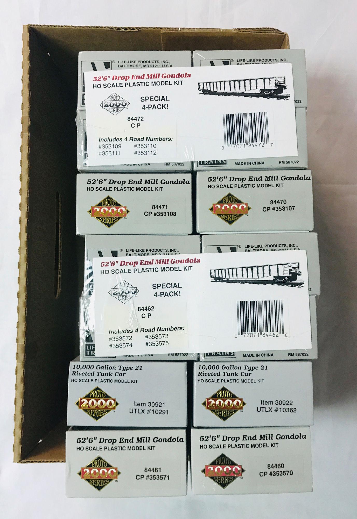 LOT 14 PROTO 2000 SERIES HO SCALE PLASTIC MODEL KITS (1 of 1)