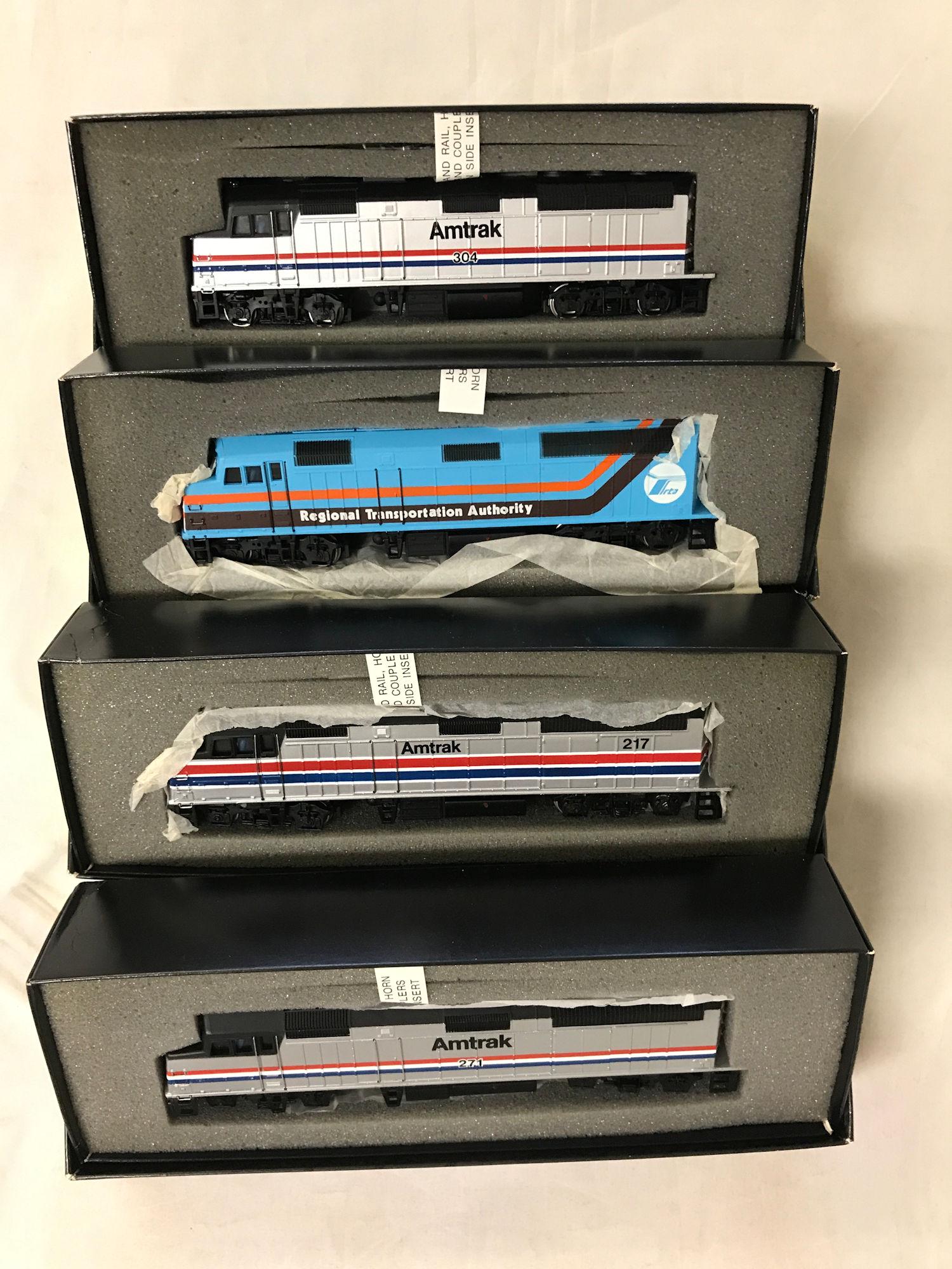 LOT 4 BACHMANN SPECTRUM HO GAUGE F40PH DIESEL (1 of 1)