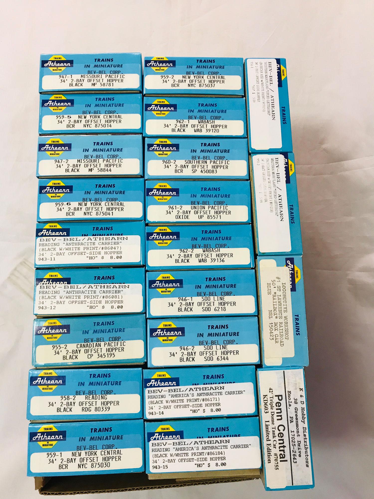 LOT 22 ATHEARN HO GAUGE ROLLING STOCK KITS, ORIGINAL (1 of 1)