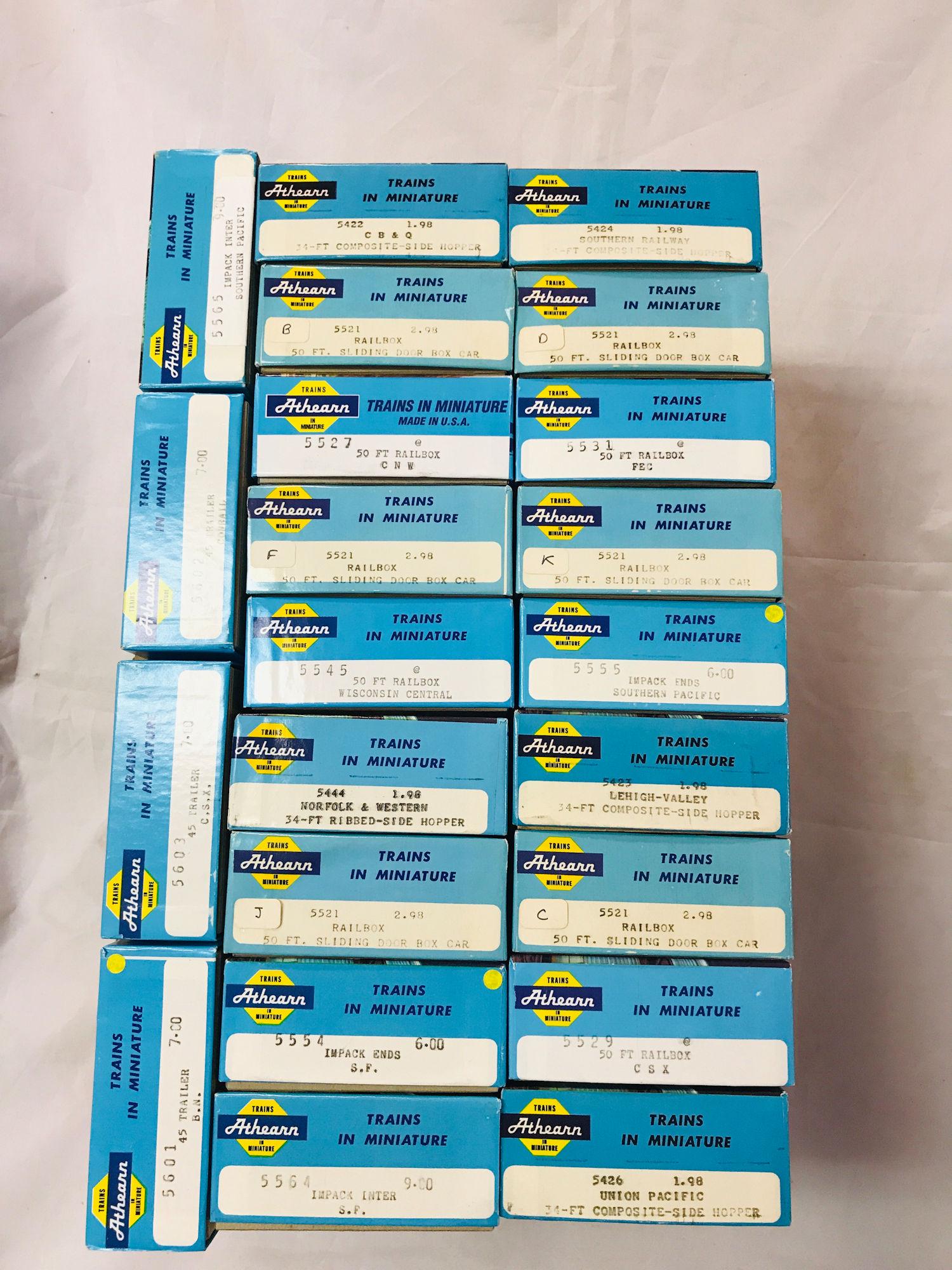 LOT 22 ATHEARN HO GAUGE ROLLING STOCK KITS, ORIGINAL (1 of 1)