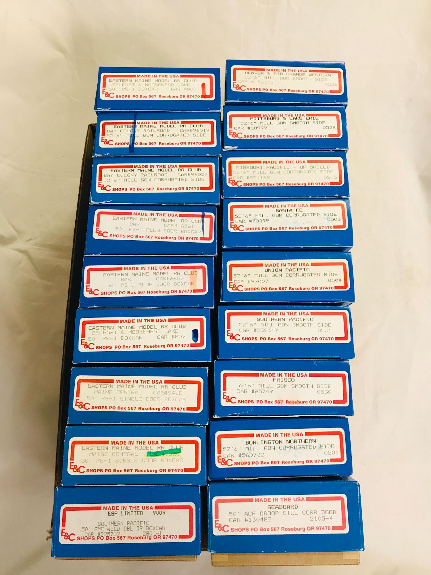 LOT 18 BRANCHLINE TRAINS HO GAUGE ROLLING STOCK KITS, (1 of 1)