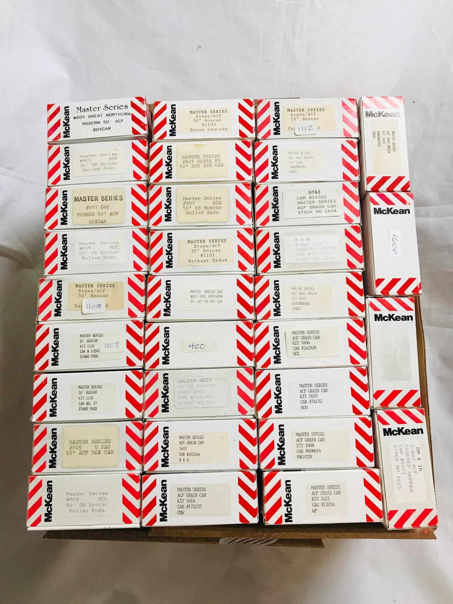 LOT 31 MCKEAN MODELS HO GAUGE ROLLING STOCK KITS, NIB (1 of 1)