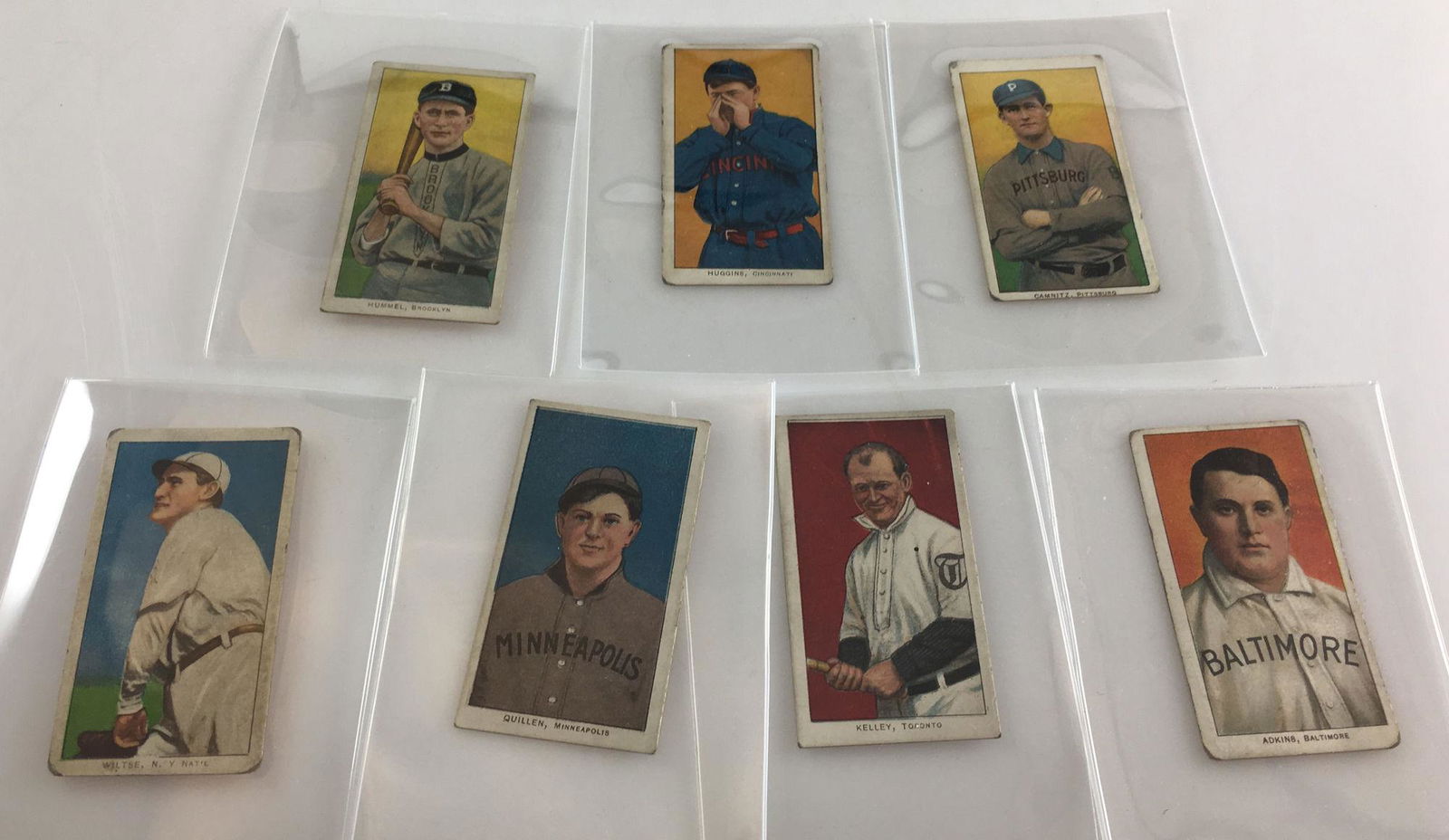 (7) 1909-11 T 206 SWEET CAPORAL CIGARETTES BASEBALL (1 of 15)