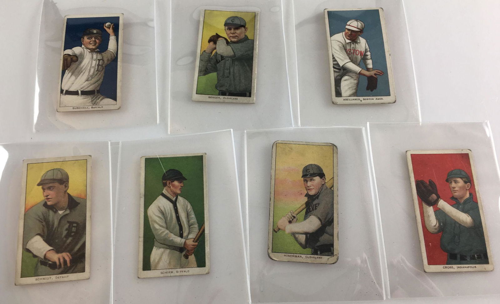 (7) 1909-11 T 206 SWEET CAPORAL CIGARETTES BASEBALL (1 of 14)