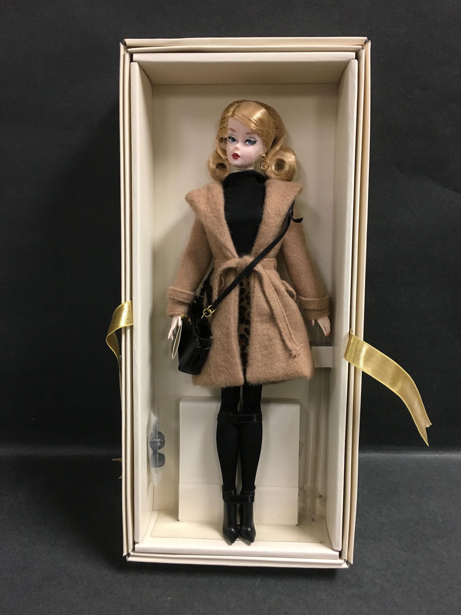 SILKSTONE BARBIE GOLD LABEL COLLECTION "CLASSIC CAMEL: SILKSTONE BARBIE GOLD LABEL COLLECTION "CLASSIC CAMEL COAT" NRFB. COMES WITH COA.