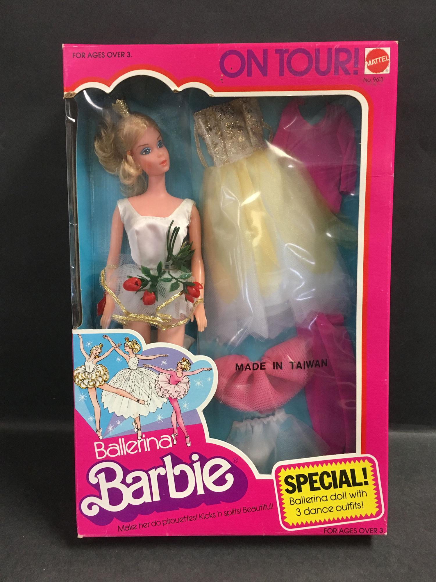 NRFB VINTAGE 1976 "BALLERINA ON TOUR!" BARBIE #9613.: NRFB VINTAGE 1976 "BALLERINA ON TOUR!" BARBIE #9613.