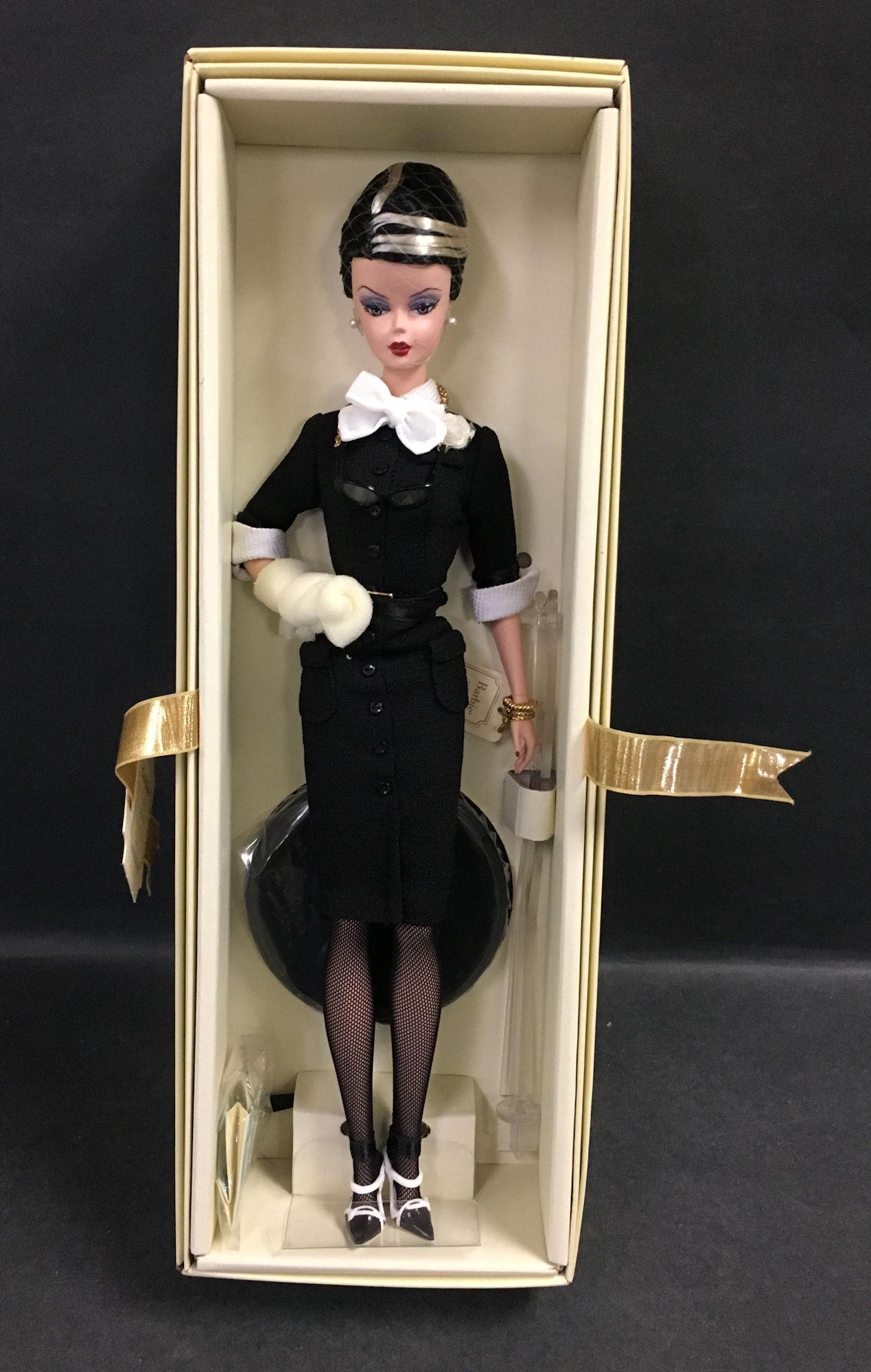 SILKSTONE BARBIE GOLD LABEL COLLECTION "THE SHOPGIRL": SILKSTONE BARBIE GOLD LABEL COLLECTION "THE SHOPGIRL" NRFB. COMES WITH COA.