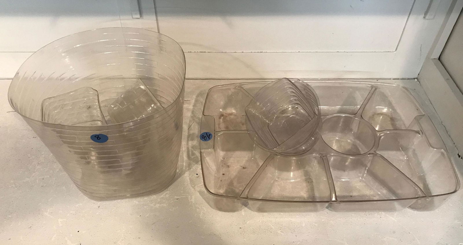 LOT OF LONGABERGER BASKET PLASTIC LINERS (1 of 3)