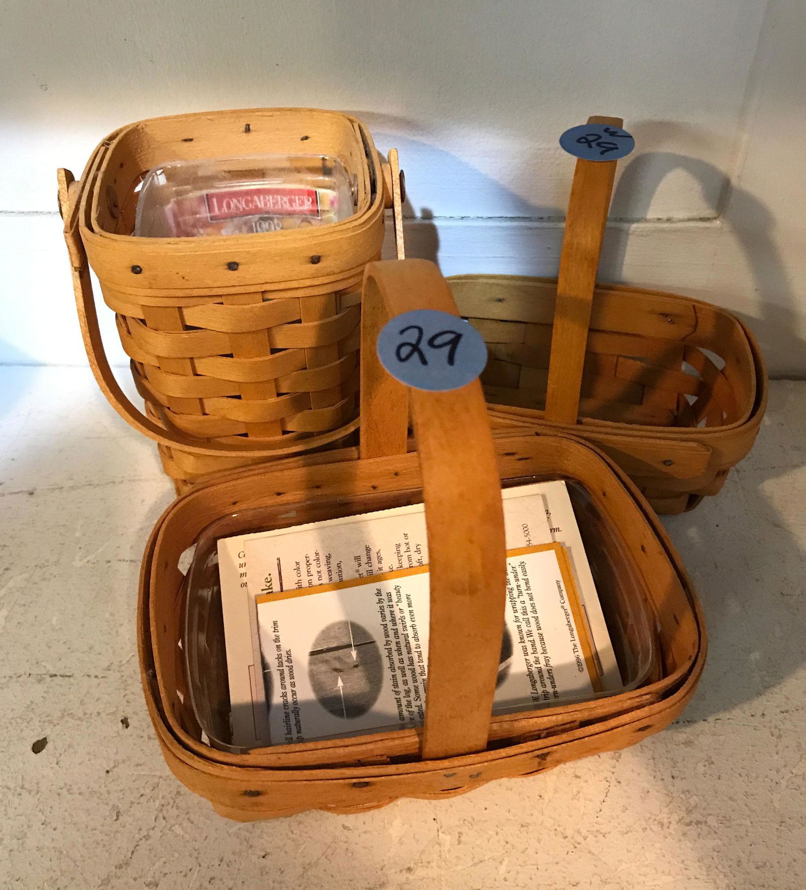 (3) LONGABERGER BASKETS (1 of 1)