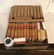 (2) BOX LOTS INCLUDING LEATHER BOUND BOOKS