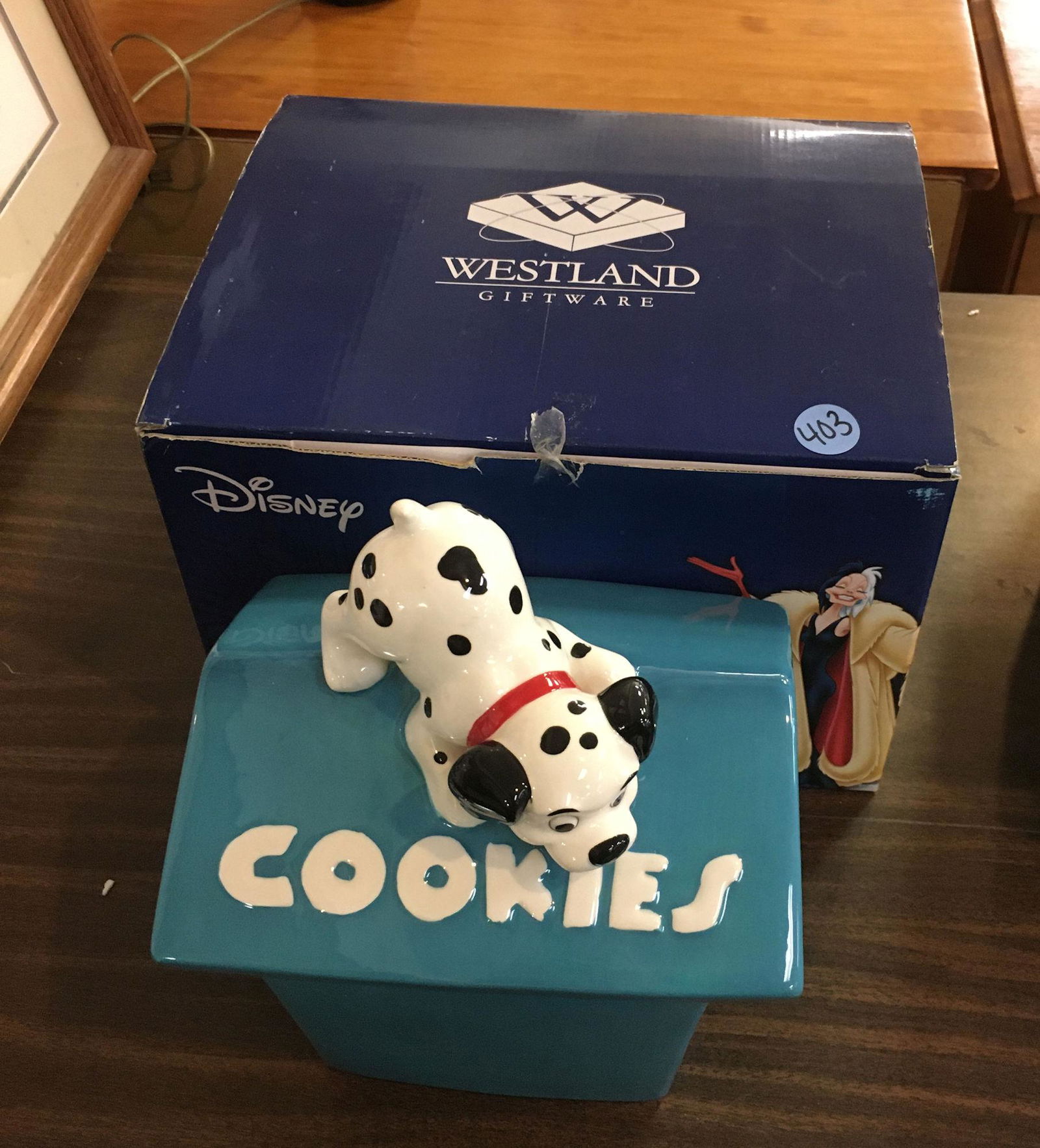 DISNEY'S 101 DALMATIONS COOKIE JAR (1 of 1)