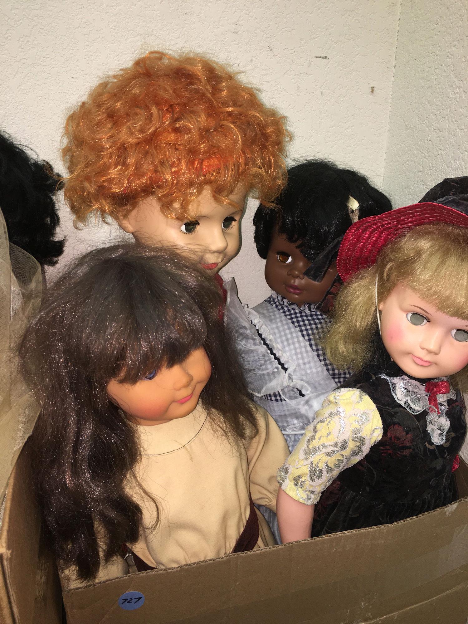 4 PLAYPAL-TYPE DOLLS INCLUDING 1 DRESSED LIKE ORPHAN (1 of 1)