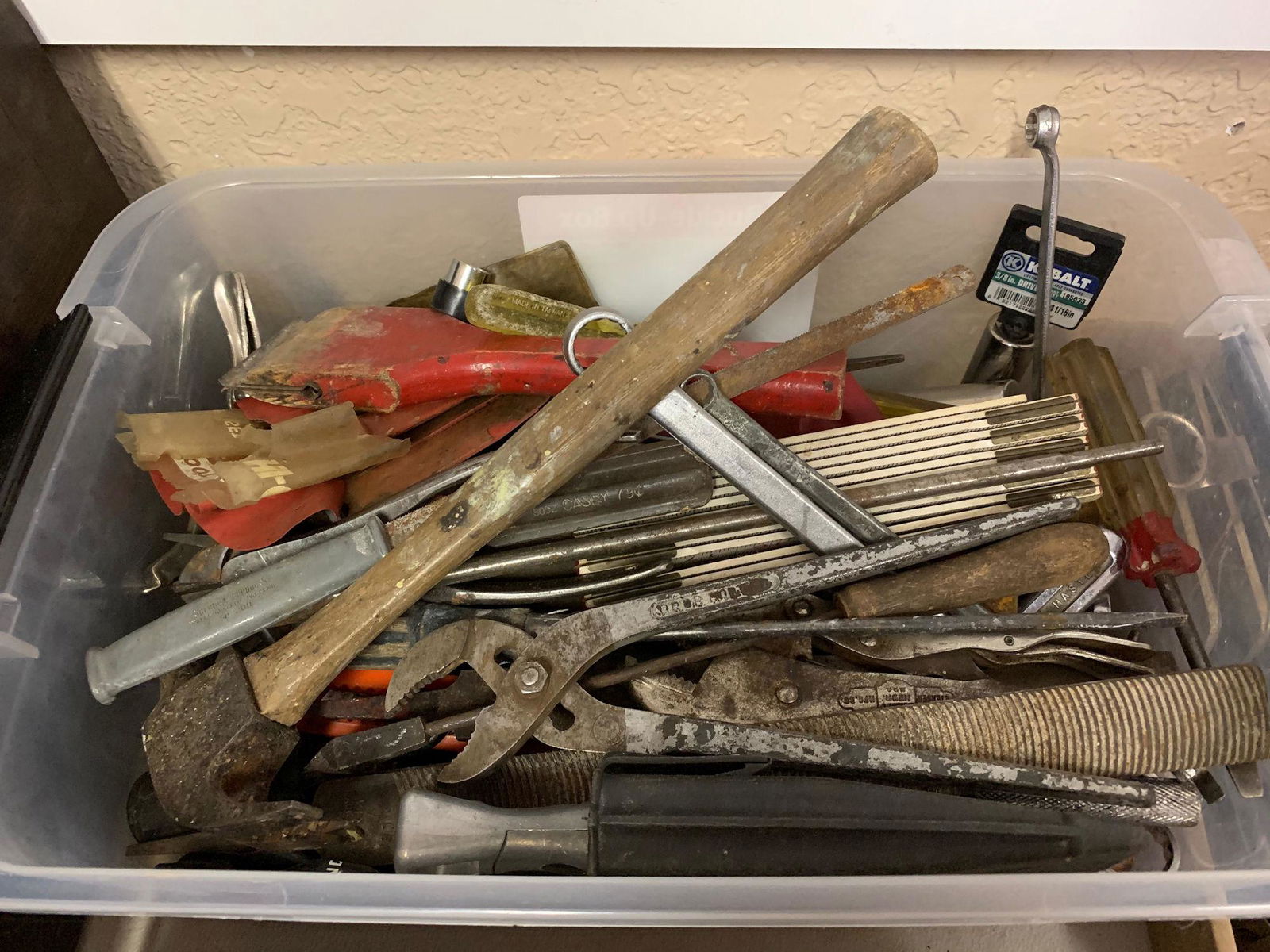 TUB OF MISC TOOLS (1 of 1)