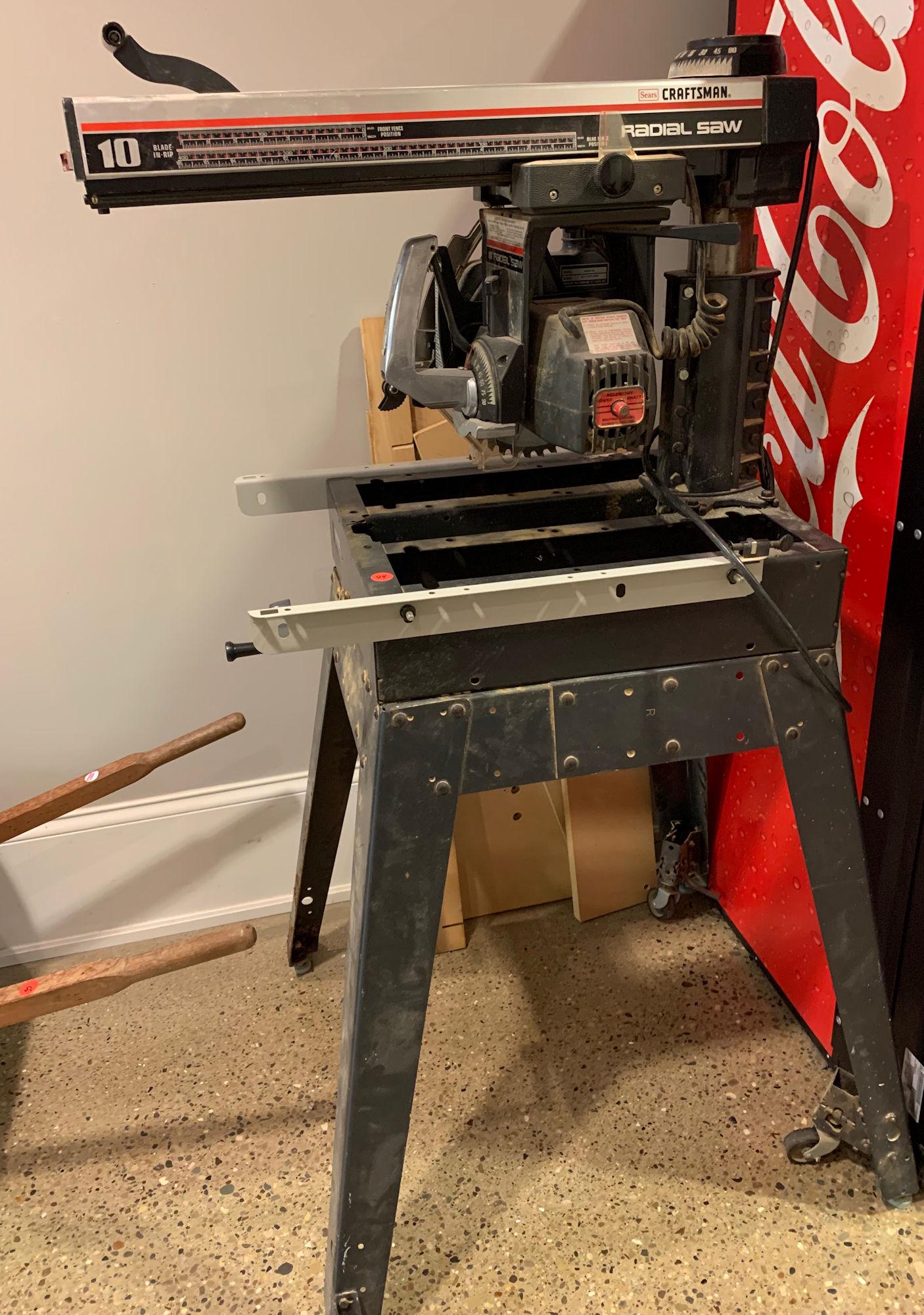 10" RADIAL SAW: 10" RADIAL SAW