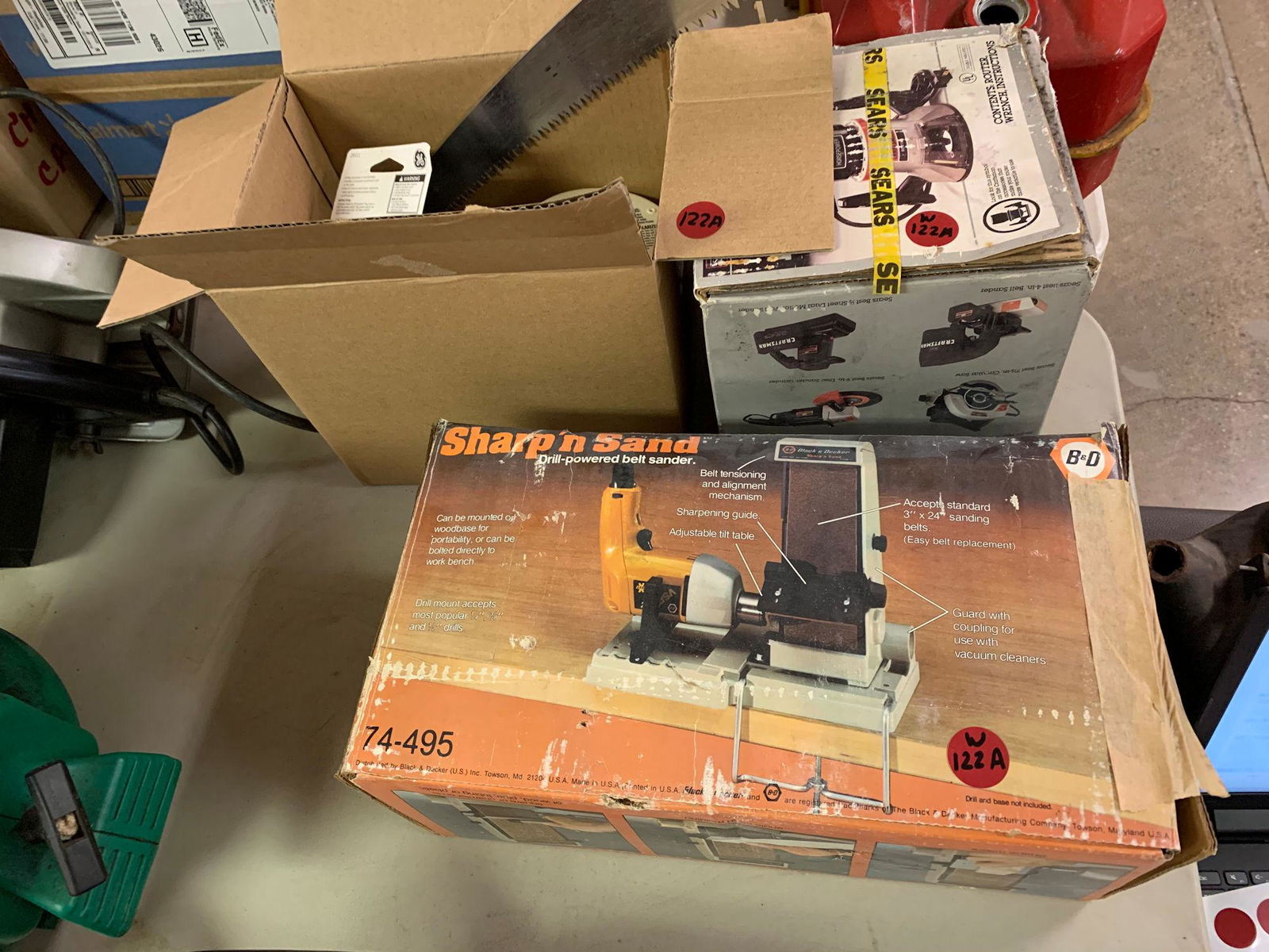 BLACK AND DECKER SHARP N SAND, CRAFTSMAN SANDER AND SAW (1 of 3)