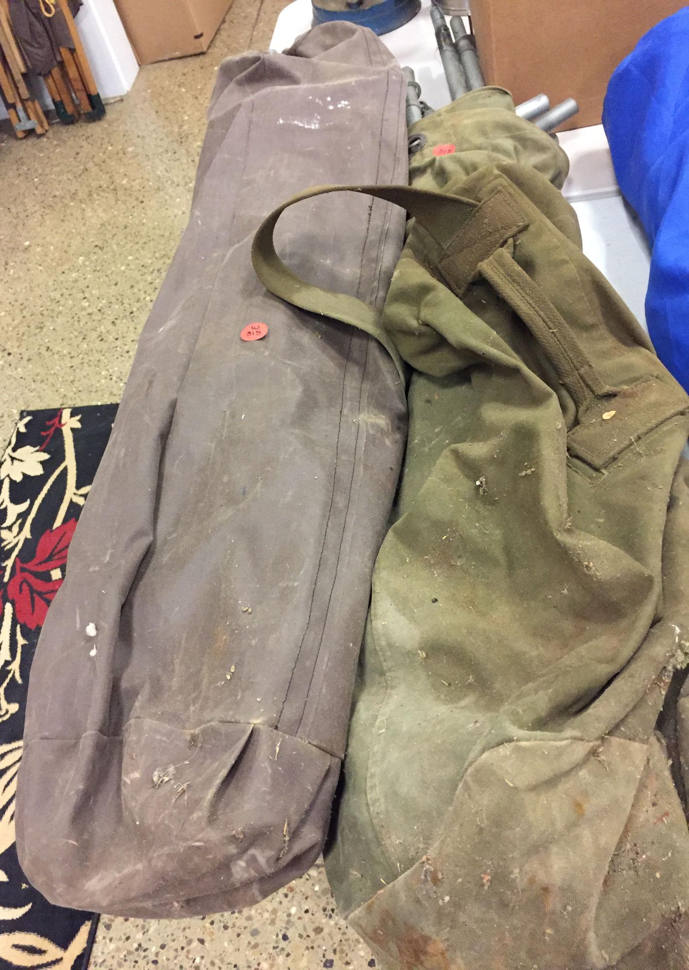 2 BAGS OF TENT STAKES AND FRAME (1 of 3)