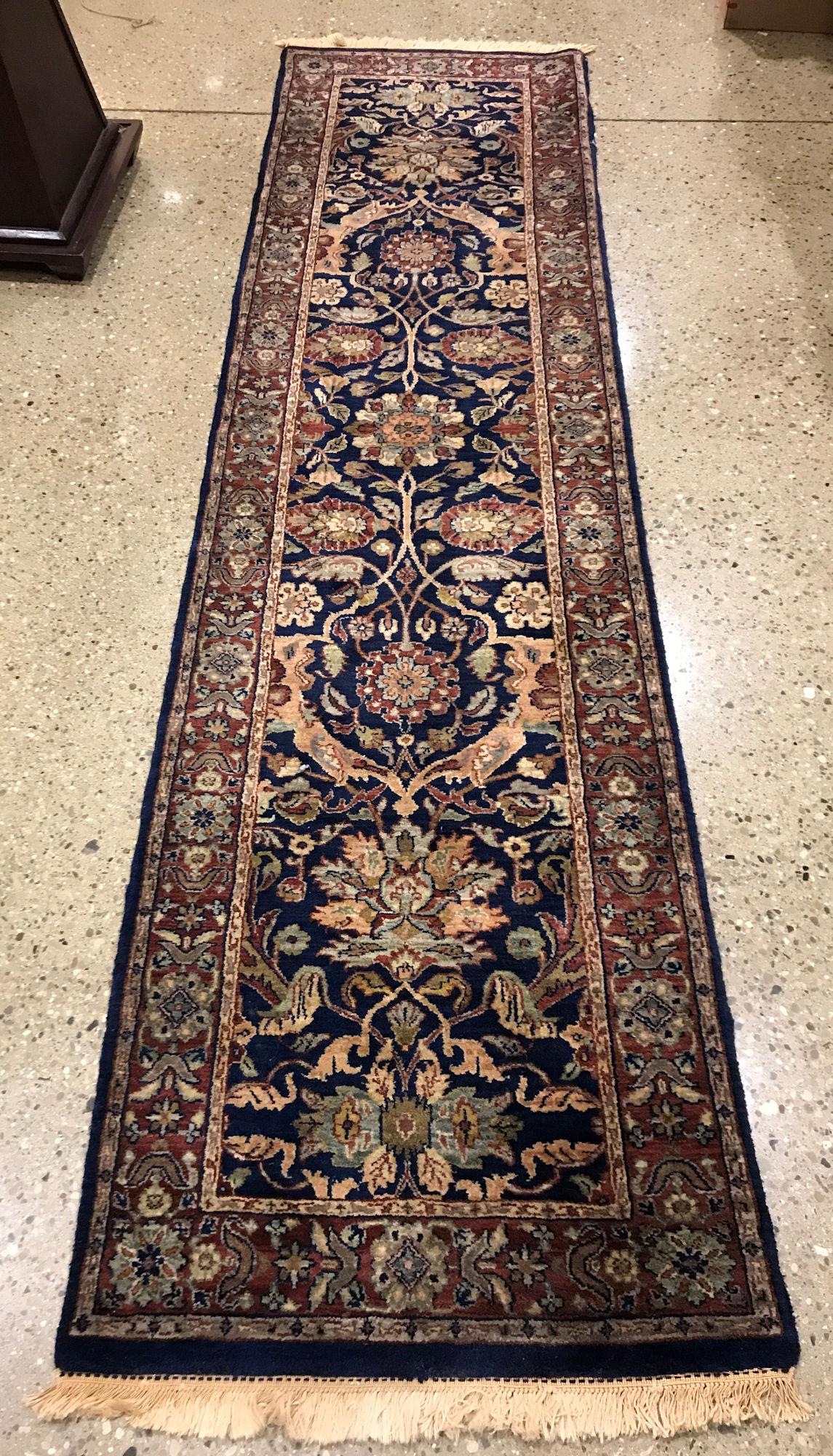 ORIENTAL RUG, PERSIAN SAROUK, 2'6" X 9'11" (1 of 5)