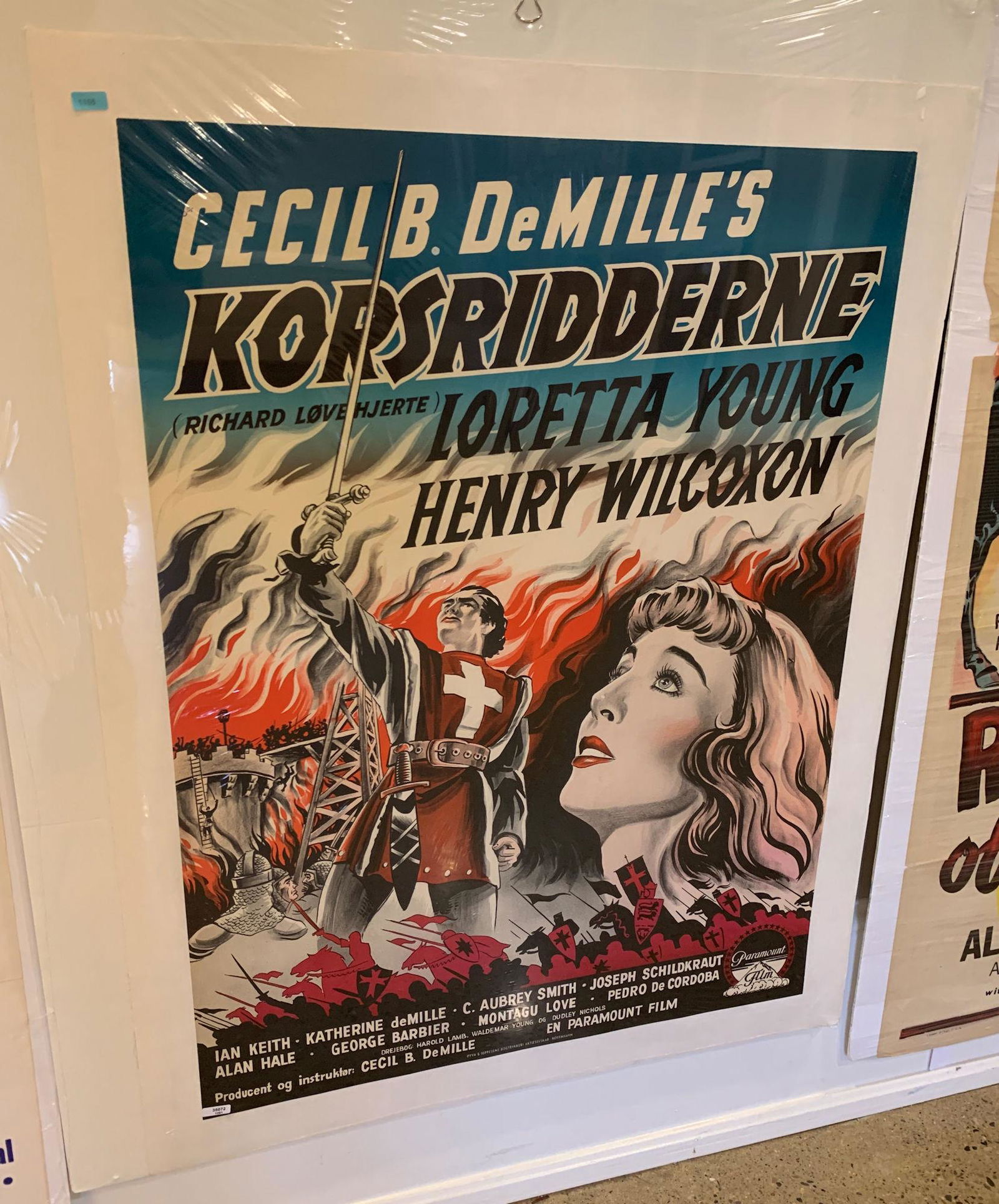 VINTAGE SWEDISH MOVIE POSTER (1 of 7)