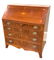 CHERRY INLAID HEPPLEWHITE SLANT FRONT DESK WITH