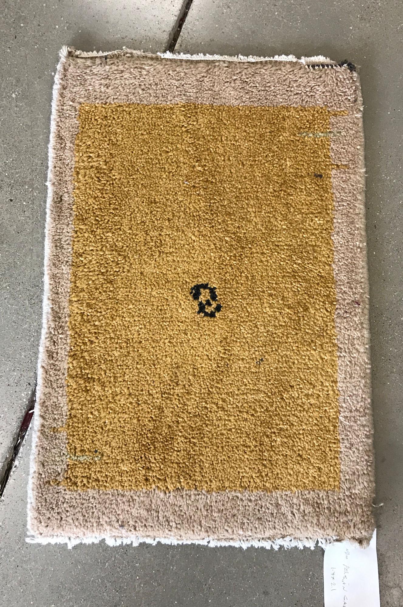 ORIENTAL RUG, INDO PERSIAN GABBEH RUG, 1'4" X 2'1" (1 of 2)