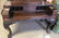 ROSEWOOD VICTORIAN SPINET DESK 49" X 25.5" X 33"