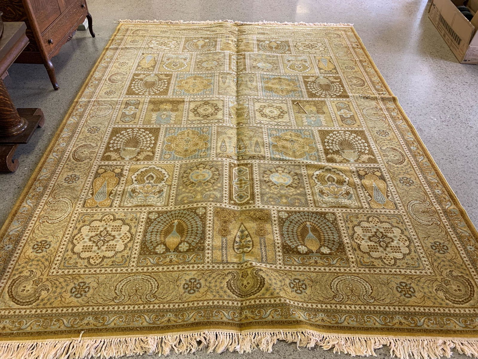 MACHINE MADE ORIENTAL RUG, KASHIMAR COURISTAN, 9' X 12' (1 of 8)