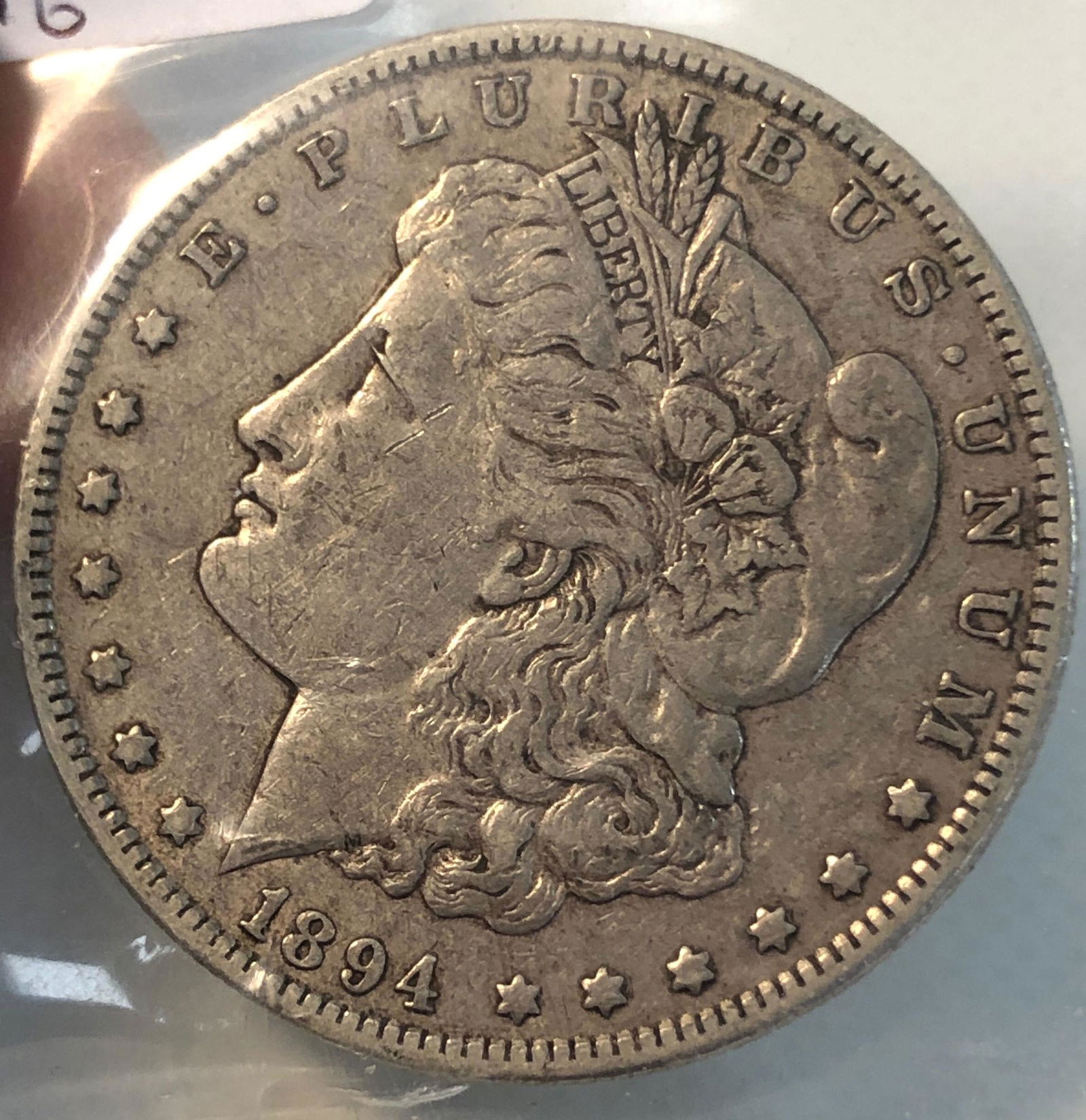 U.S. MORGAN SILVER DOLLAR COIN (1 of 5)
