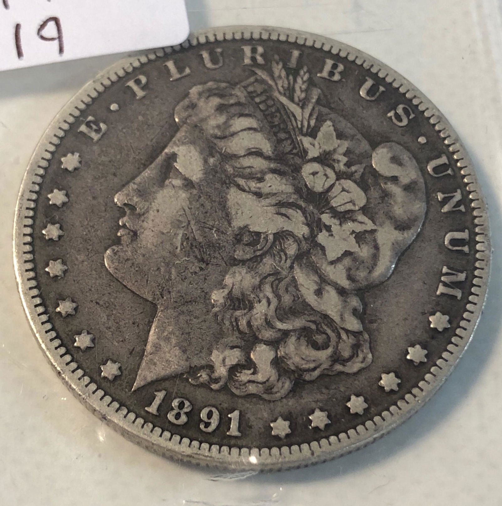 U.S. MORGAN SILVER DOLLAR COIN (1 of 4)