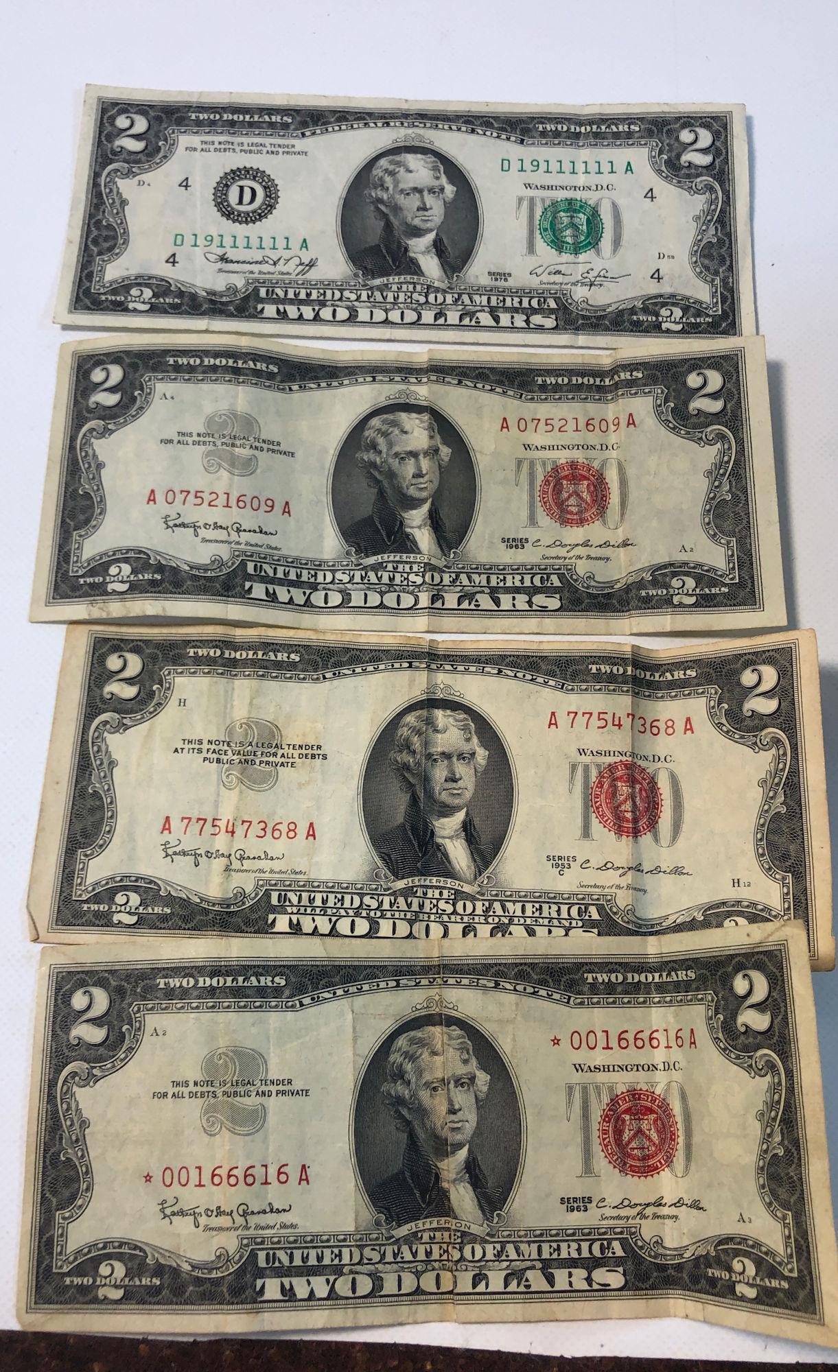 U.S. $2.00 BILLS (1 of 2)