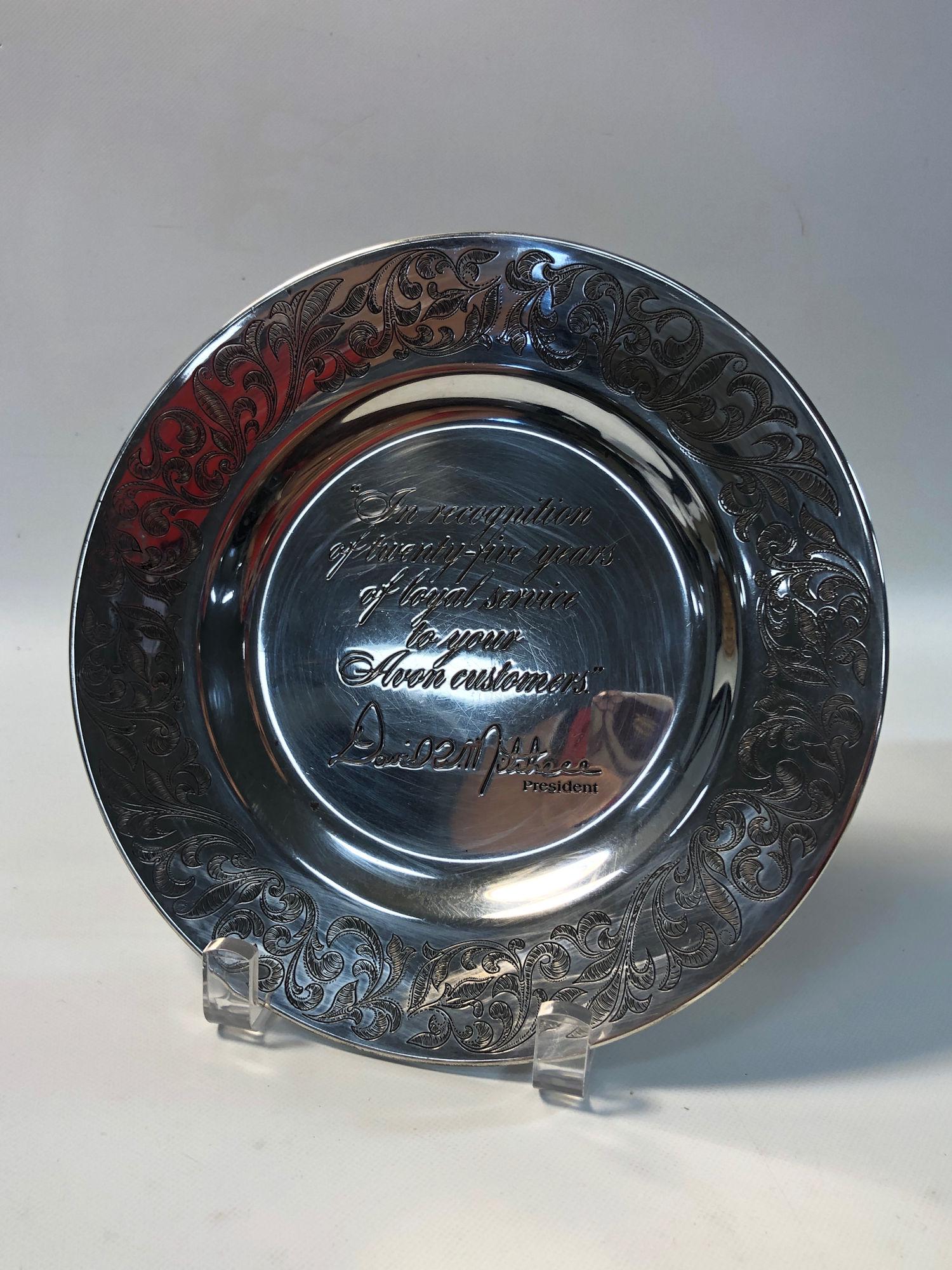 STERLING SILVER PLATE (1 of 3)