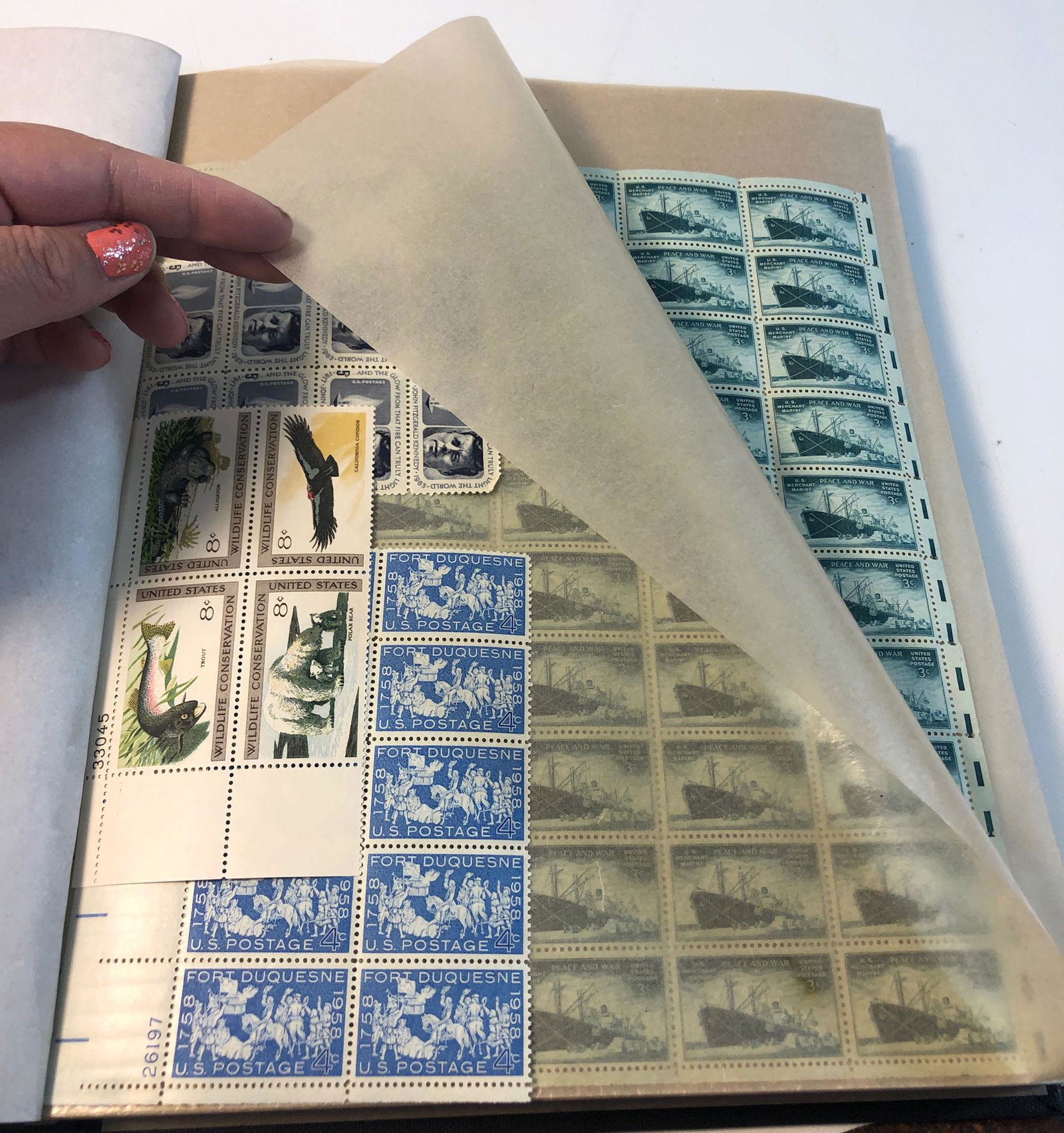ALBUM OF MINT SHEET STAMPS (1 of 8)