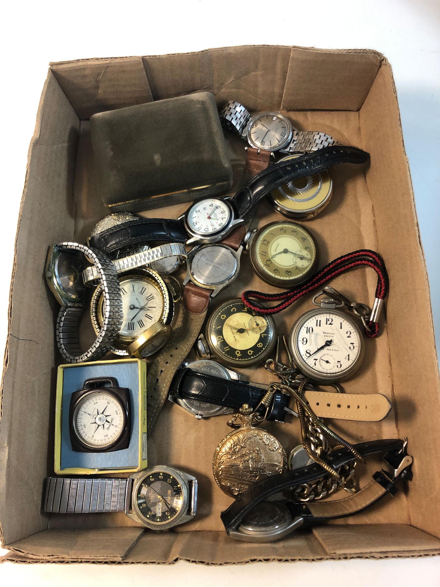 LOT OF ASSORTED WATCHES AND ACCESSORIES (1 of 9)