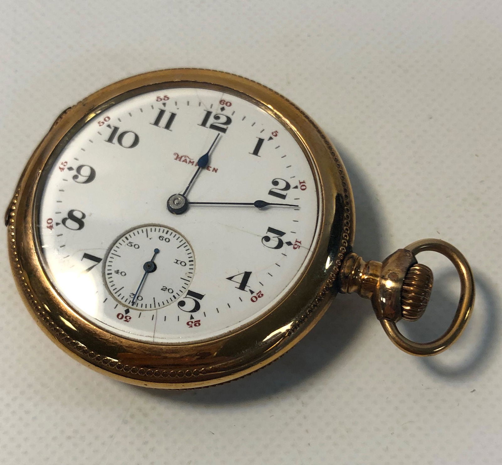 HAMPDEN POCKET WATCH (1 of 6)