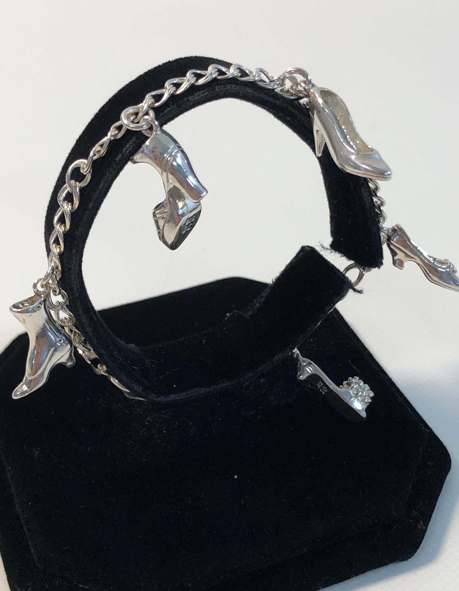 SILVER CHARM BRACELET (1 of 8)