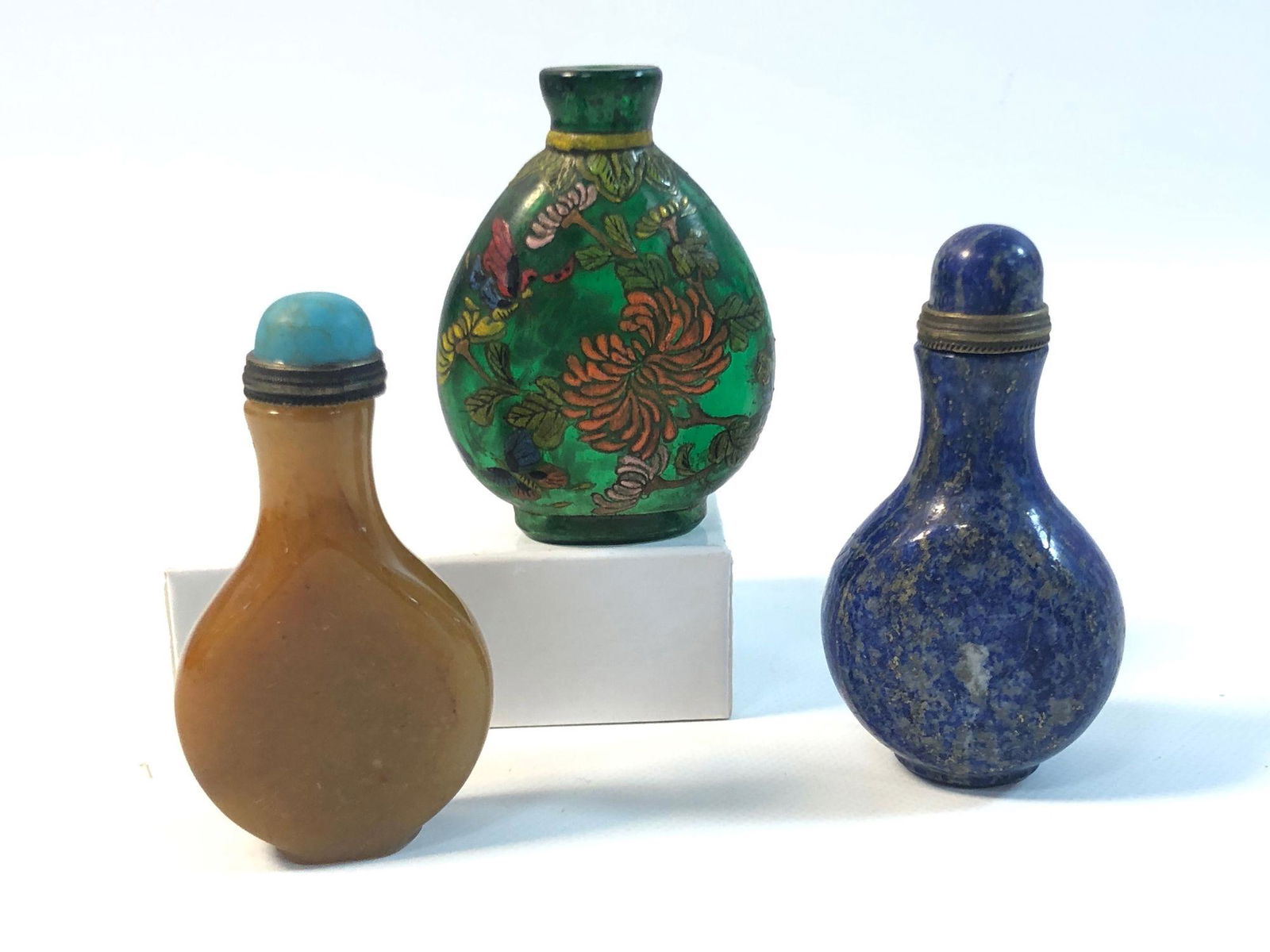 LOT OF SMALL ASIAN SNUFF/PERFUME BOTTLES (1 of 7)