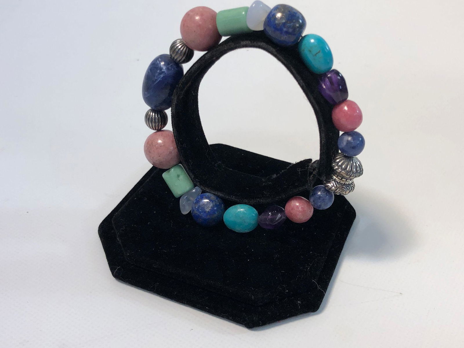 SEMI-PRECIOUS STONE FASHION BRACELET (1 of 11)