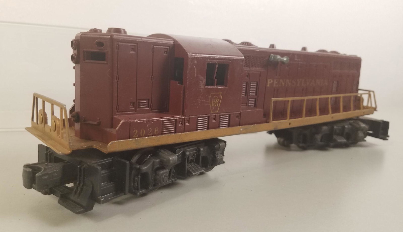 LIONEL O GAUGE POST WAR- 2028 PENN GP7 DIESEL: LIONEL O GAUGE POST WAR- 2028 PENN GP7 DIESEL