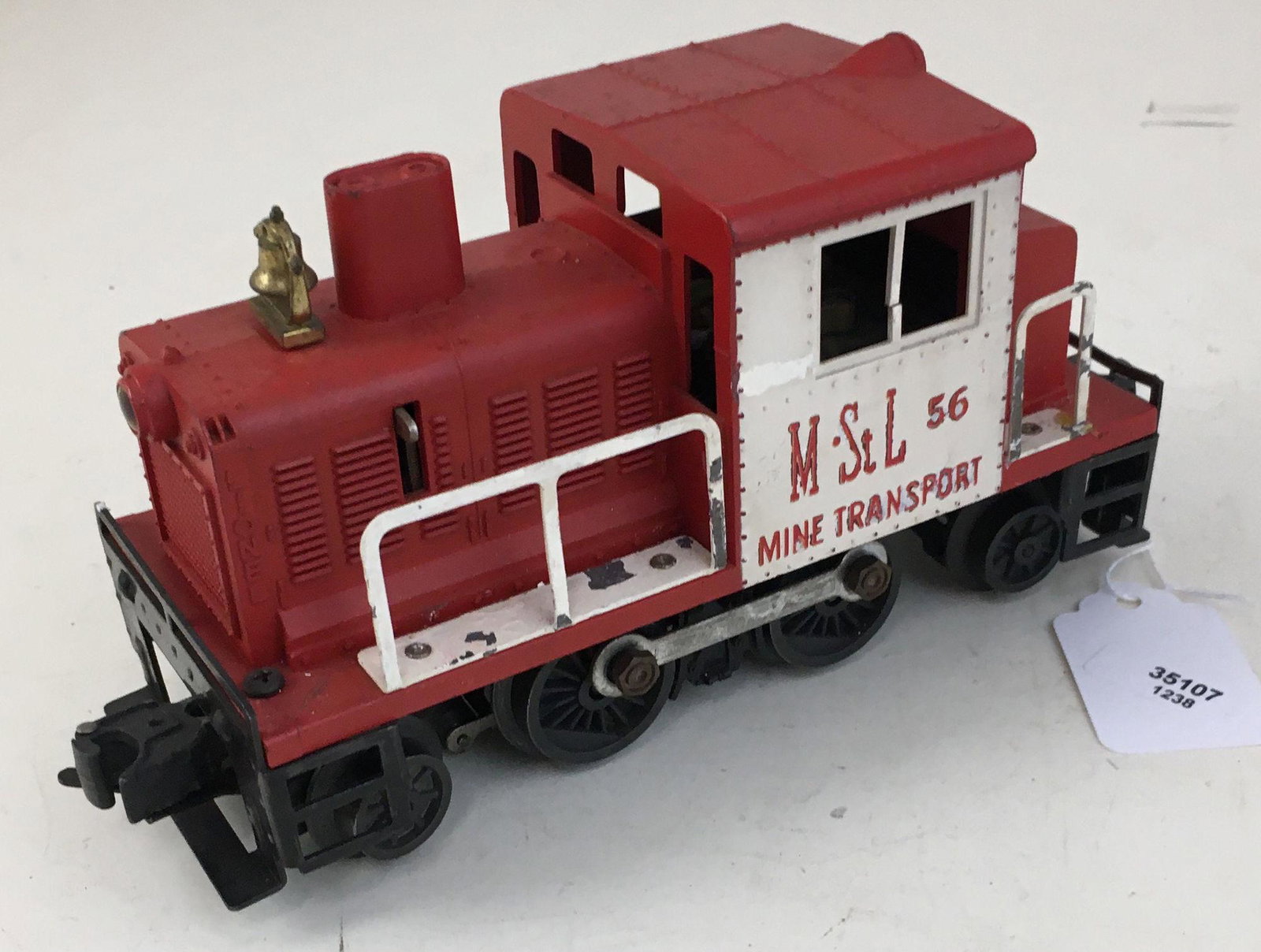 LIONEL O GAUGE POST WAR- 56 M & STL MINE TRANSPORT: LIONEL O GAUGE POST WAR- 56 M & STL MINE TRANSPORT