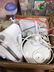 4 BOX LOTS WITH PYREX BAKING DISHES, ELECTRIC BLENDER, - 2