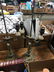 2 BOX LOTS WITH BOOKS, ORNAMENTS, DRAWERS, 2 LAMPS, - 3