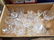 BOX LOT GLASS INCLUDING HEISEY COLONIAL ITEMS