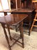 WOODEN END TABLE WITH 4 MATCHING MINI DROP LEAF TABLES