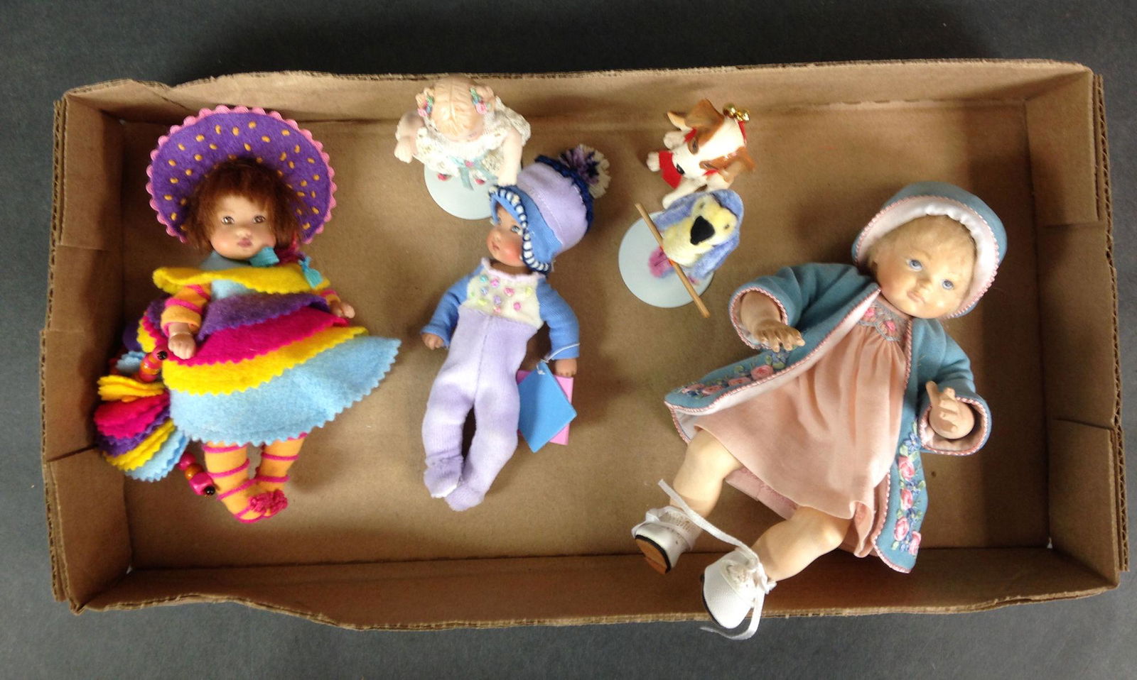 LOT (4) SMALL DOLLS INCLUDING TWO KISH AND COMPANY (1 of 1)