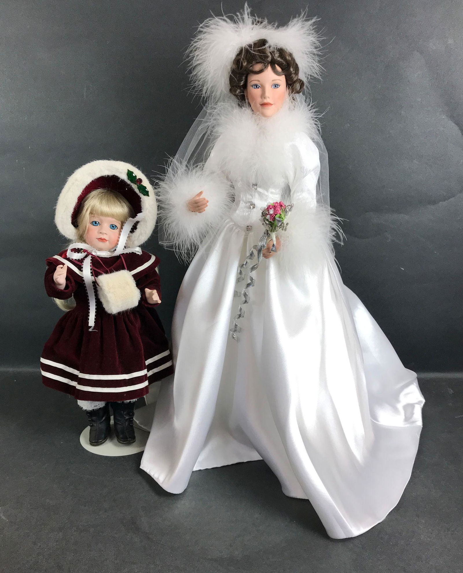 (2) PORCELAIN DOLLS IN ORIGINAL BOXES INCLUDING WENDY (1 of 2)