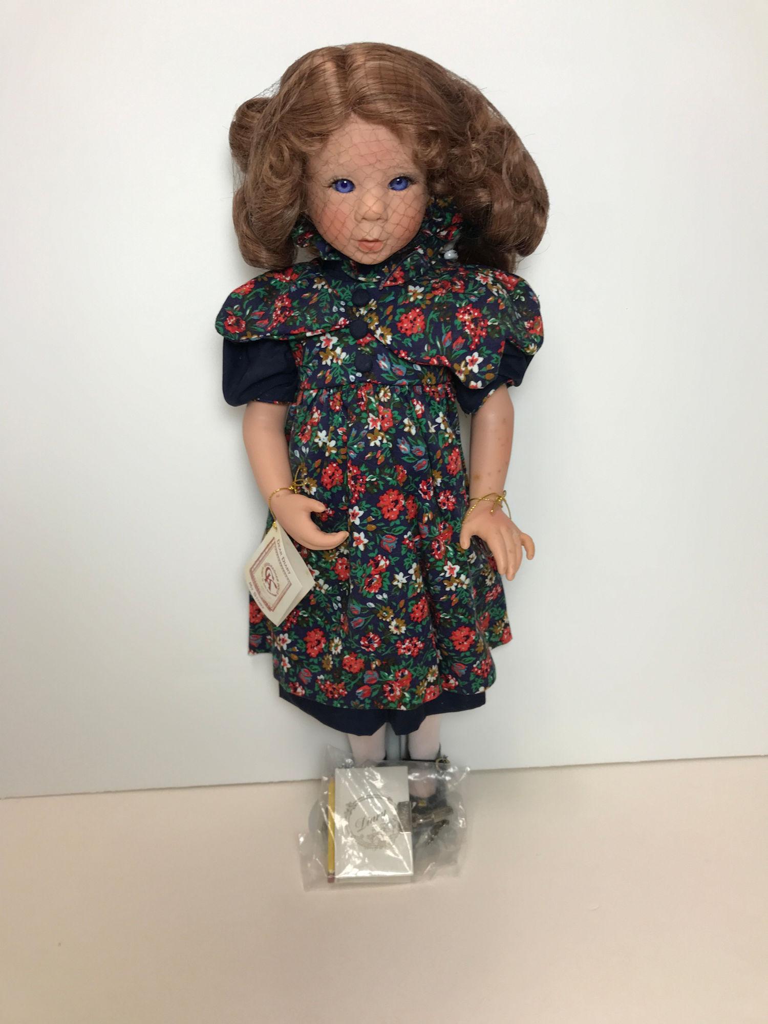 GOOD KRÃœGER DOLL "DEAR DIARY" IN ORIGINAL BOX WITH COA; (1 of 1)