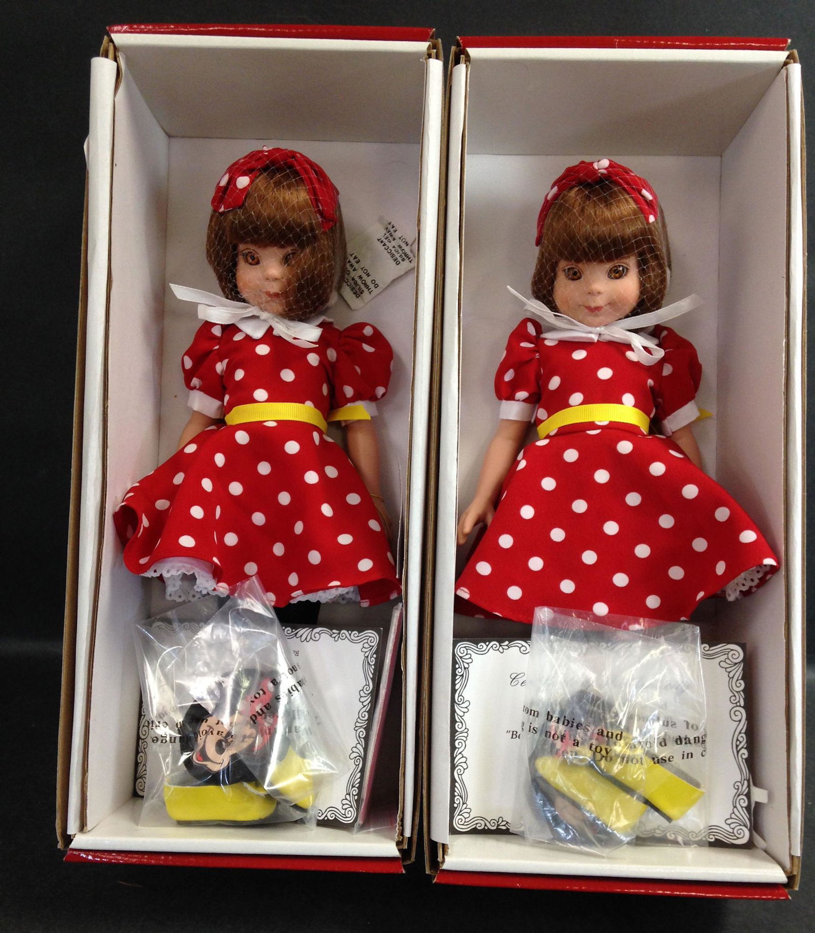 (2) ROBERT TONNER DISNEY BETSY DOLLS IN ORIGINAL BOXES. (1 of 2)