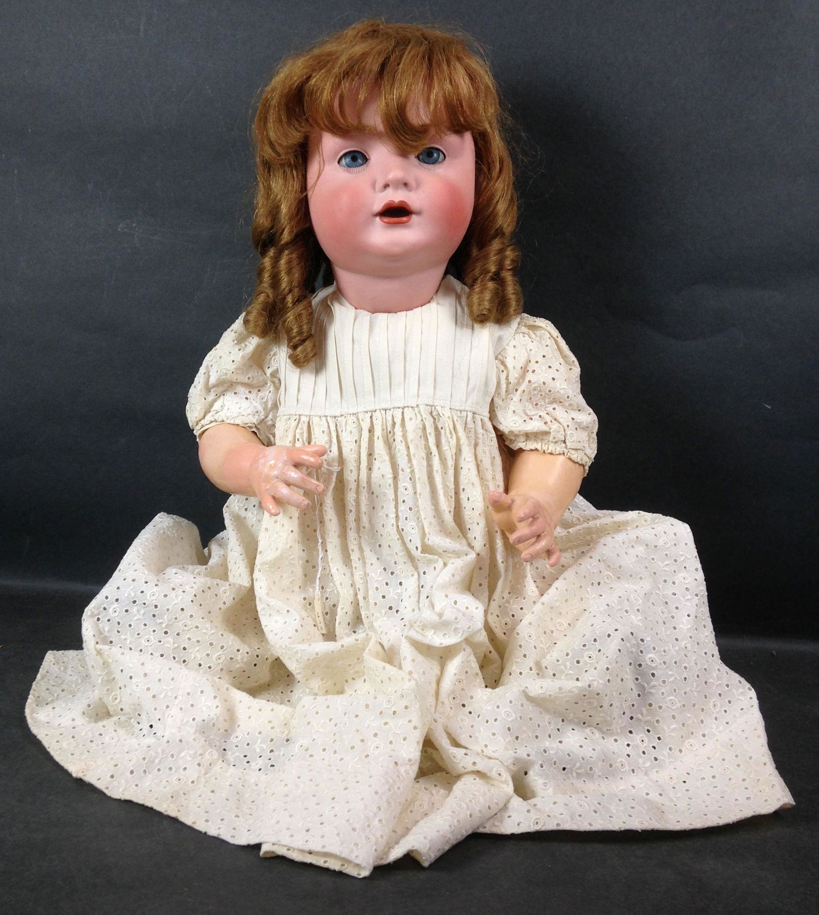 25" BAHR & PROSCHILD 585 BISQUE SOCKET HEAD CHARACTER (1 of 1)