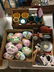 3 BOX LOTS INCLUDING CERAMIC EGGS