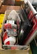 BOX LOT OHIO STATE INCLUDING FOOTBALLS